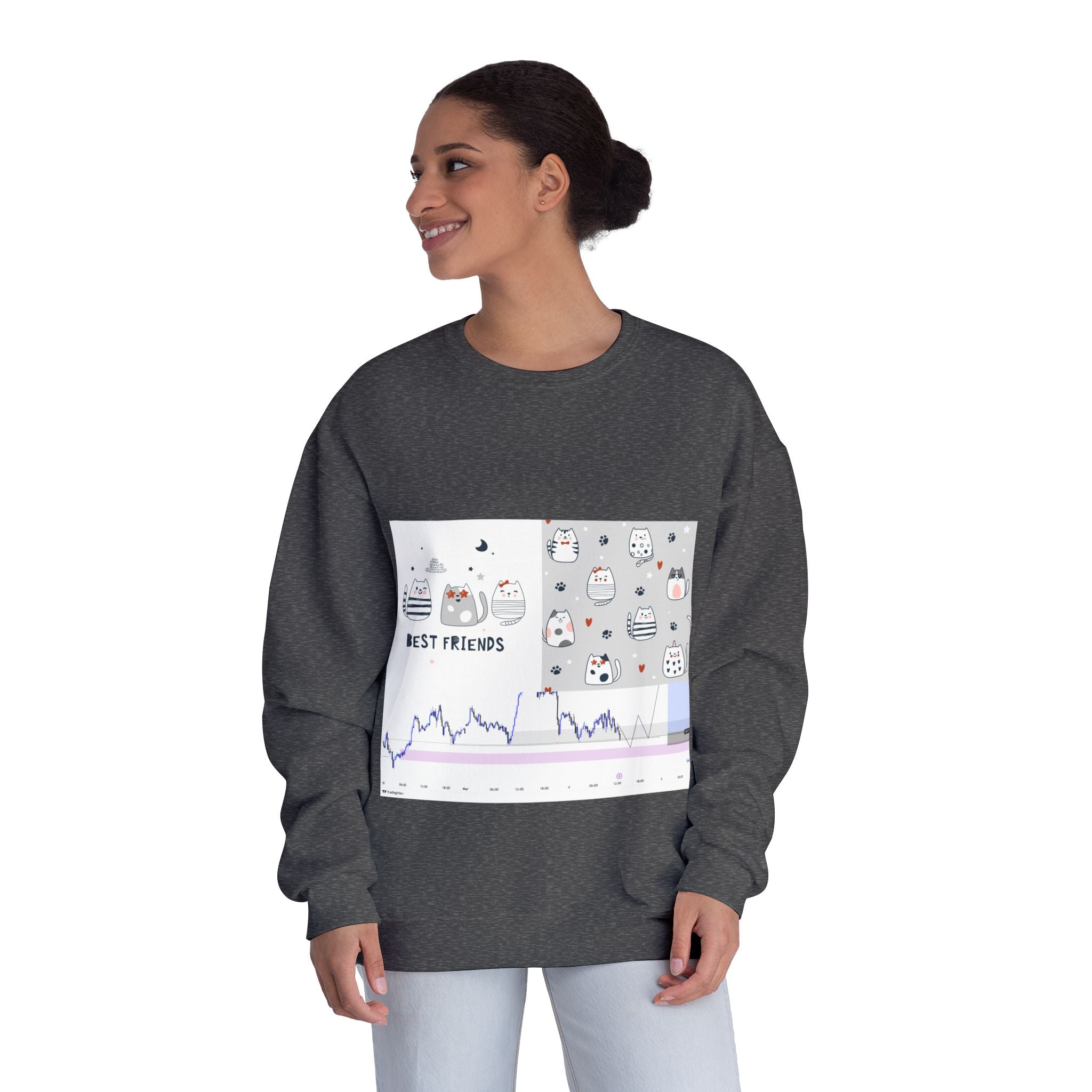 Best Friends Crewneck Sweatshirt, Cute Friendship Sweatshirt, Cozy Gift for Friends, Casual Crewneck, Everyday Comfort Wear