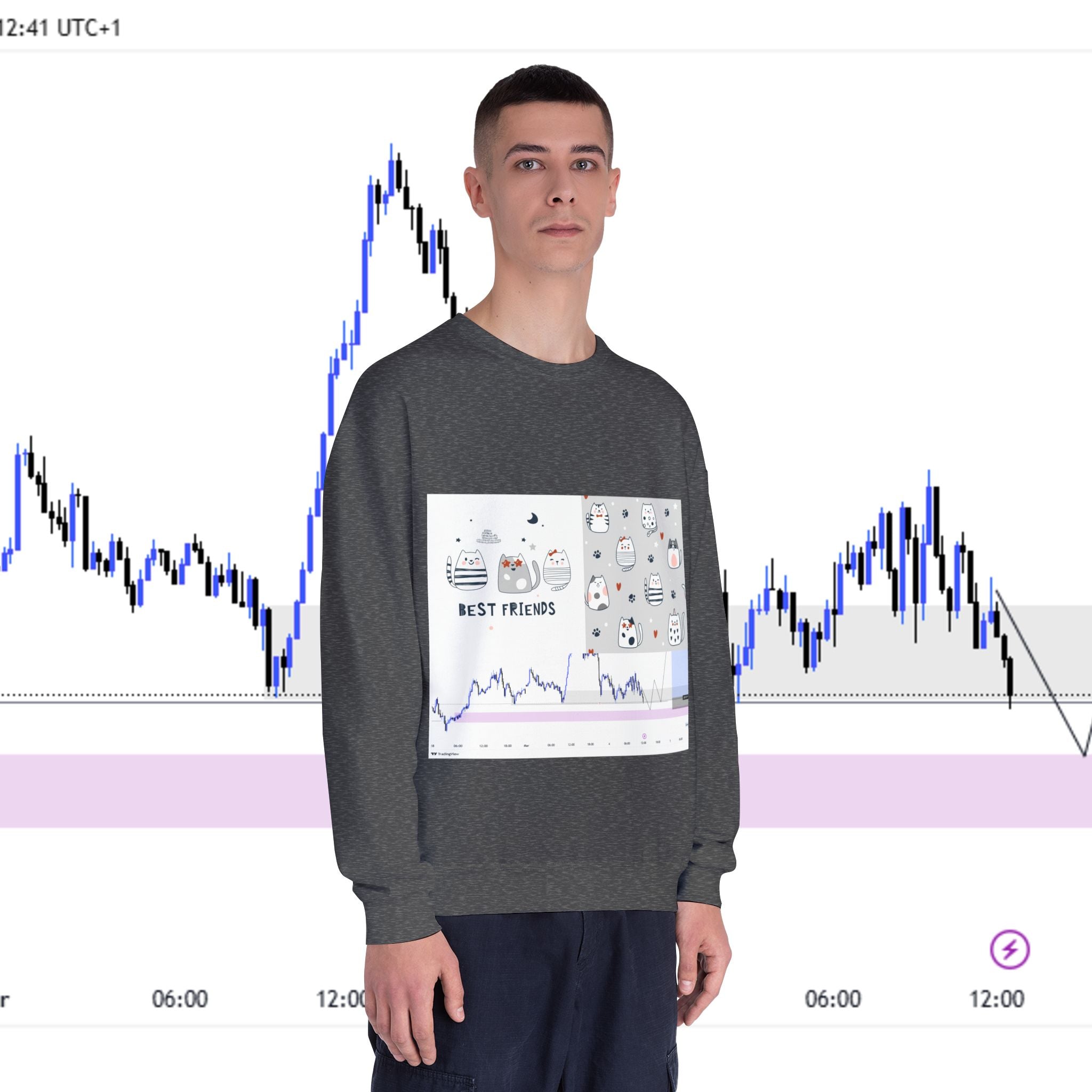 Best Friends Crewneck Sweatshirt, Cute Friendship Sweatshirt, Cozy Gift for Friends, Casual Crewneck, Everyday Comfort Wear