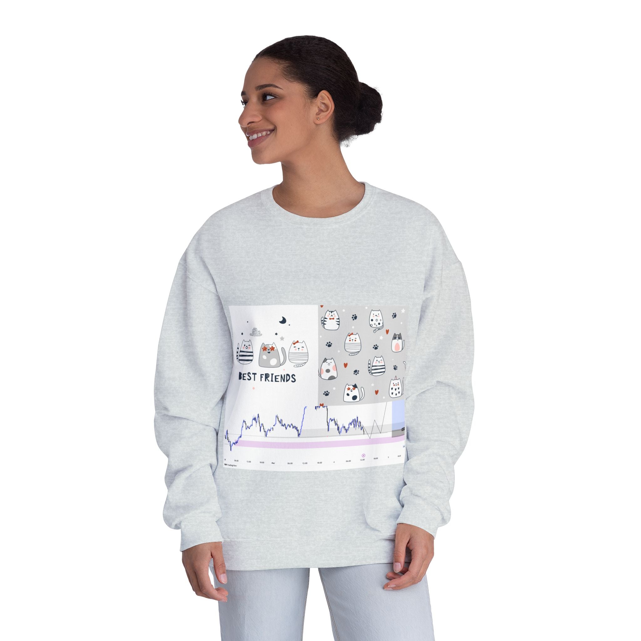 Best Friends Crewneck Sweatshirt, Cute Friendship Sweatshirt, Cozy Gift for Friends, Casual Crewneck, Everyday Comfort Wear