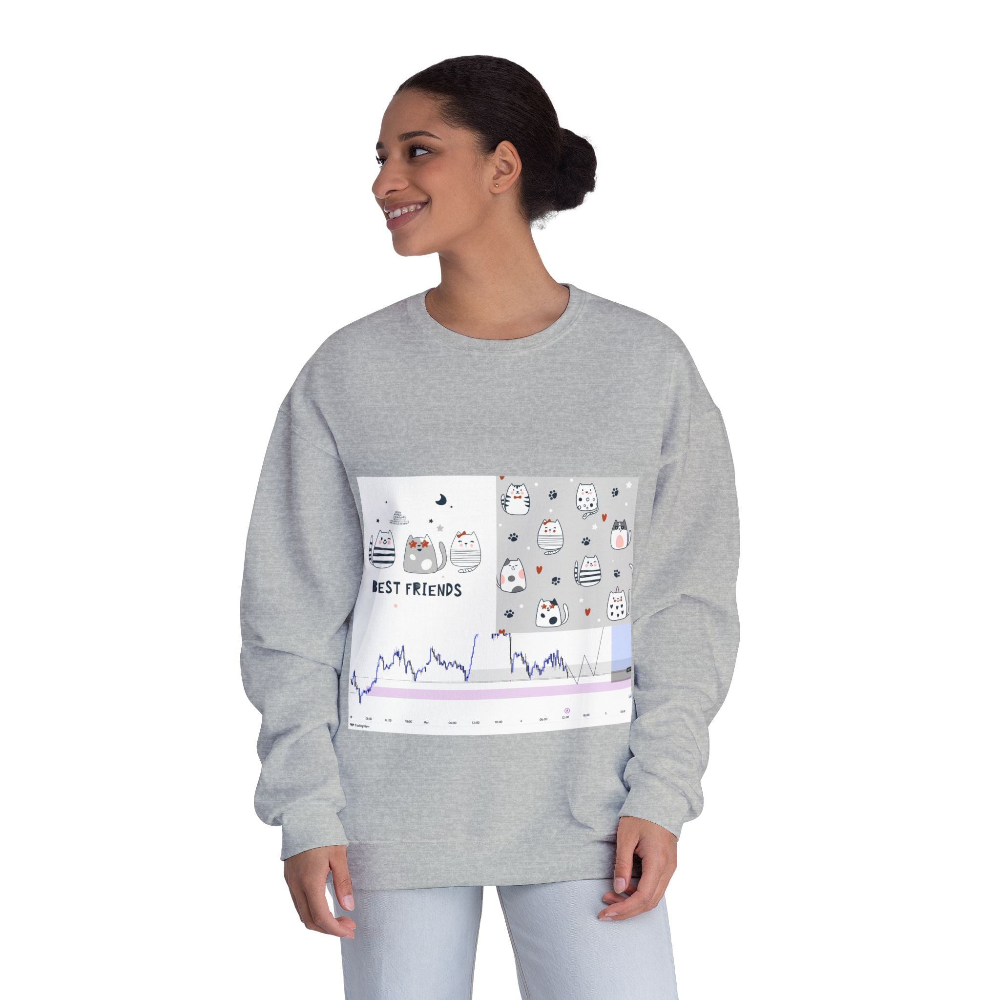 Best Friends Crewneck Sweatshirt, Cute Friendship Sweatshirt, Cozy Gift for Friends, Casual Crewneck, Everyday Comfort Wear