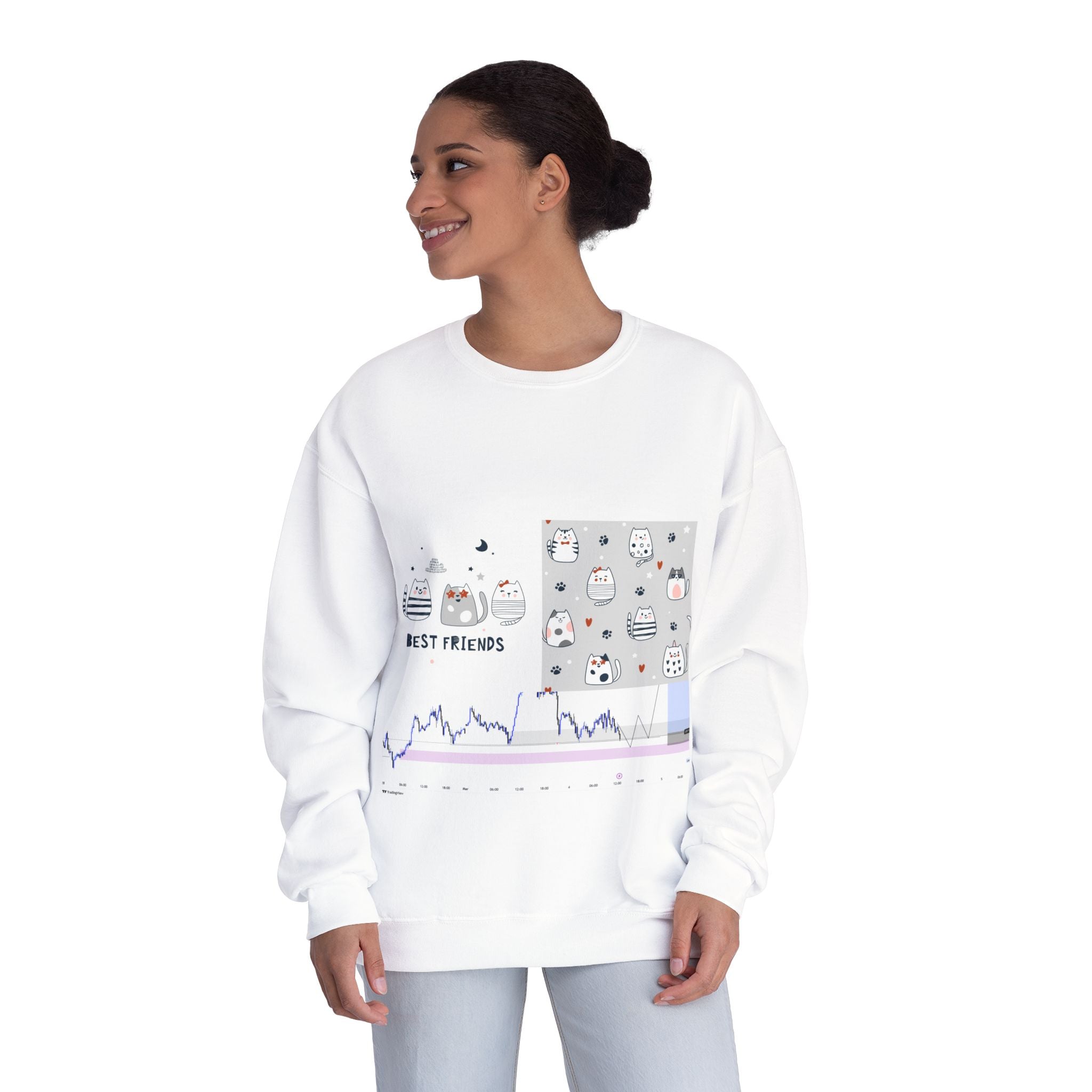 Best Friends Crewneck Sweatshirt, Cute Friendship Sweatshirt, Cozy Gift for Friends, Casual Crewneck, Everyday Comfort Wear