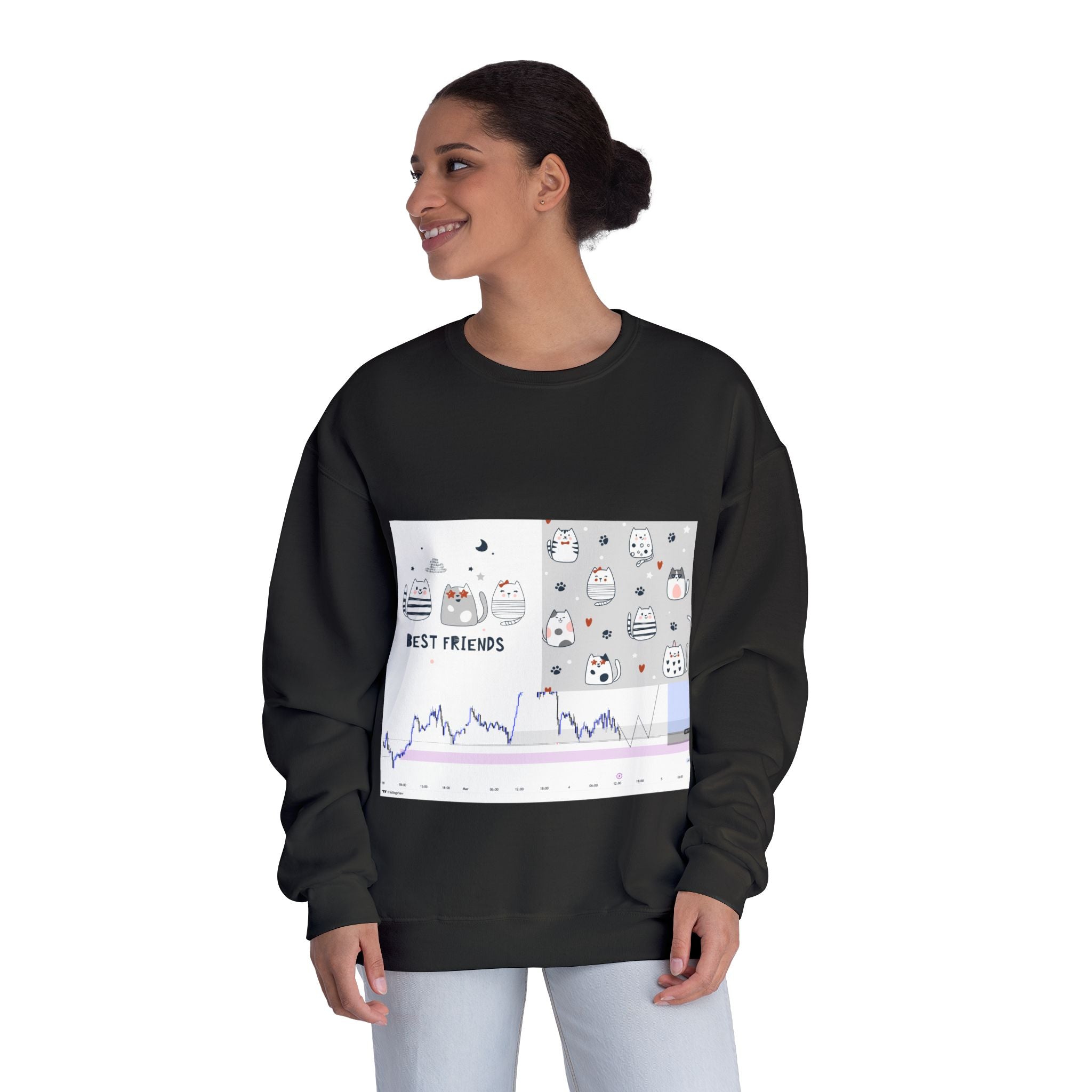 Best Friends Crewneck Sweatshirt, Cute Friendship Sweatshirt, Cozy Gift for Friends, Casual Crewneck, Everyday Comfort Wear